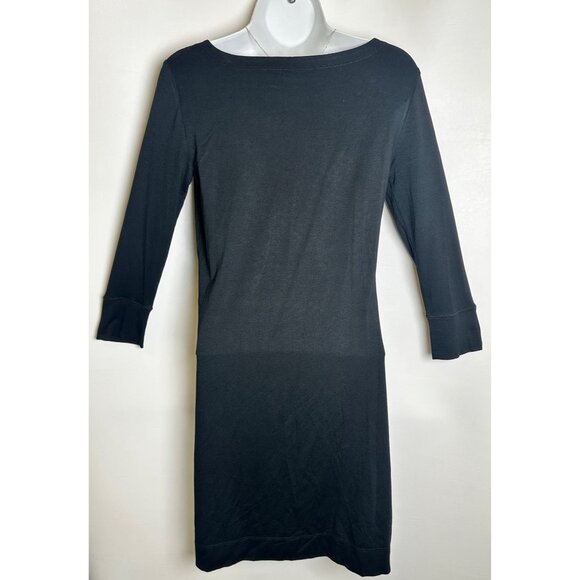 Lilly Pulitzer Sophie Dress Onyx, XS Black  With Button Details - Picture 5 of 9